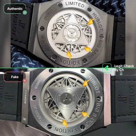 hublot fake vs real|how to check authentic hublot.